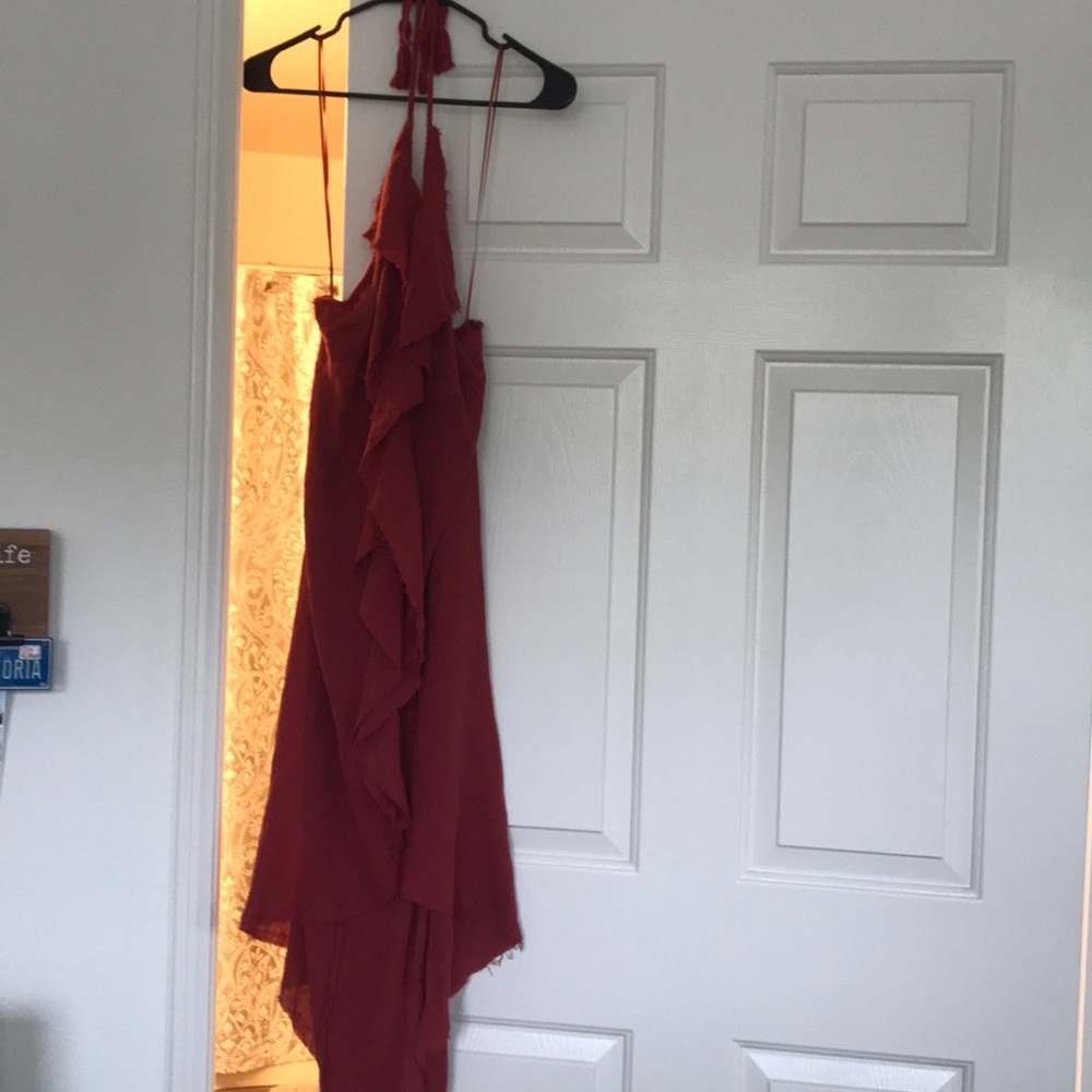 Never worn boho dress Short to long halter top